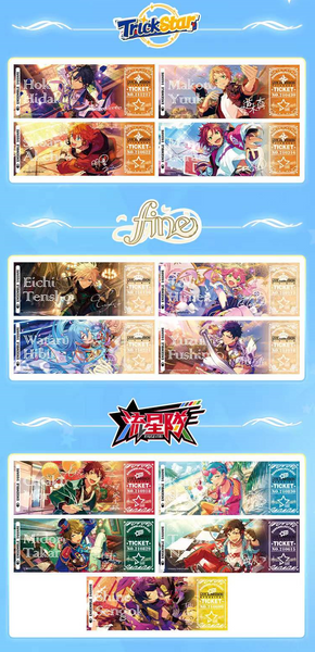 ☆超目玉】 中国 ホロチケット あんスタ アクスタ 缶バッジ ホロチケ